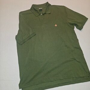 Brooks Brothers 1818 Olive Green Performance Polo~Size Large~EUC